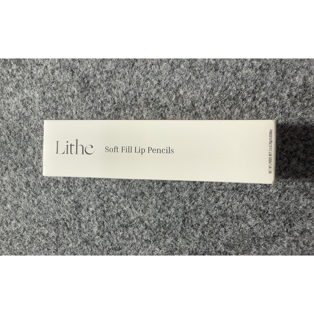Lithe Soft Fill Lip Pencils Duo Set Shades Dusk & Scarlet Full Size NIB Liner‎